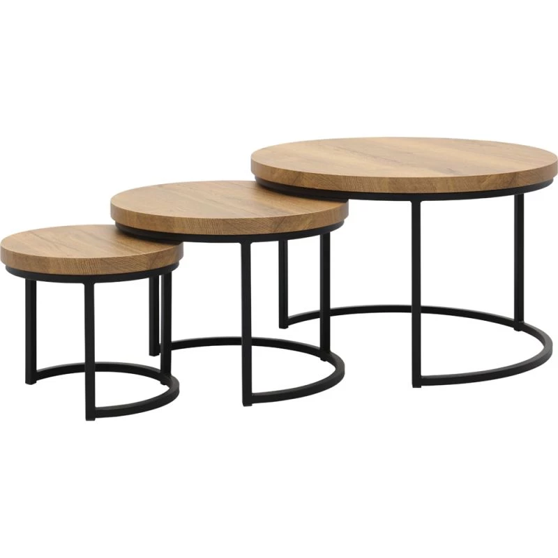 bak Buitenshuis doel Salontafel Hill set van 3